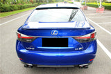 2015-2020 Lexus GS GSF AM Style Carbon Fiber Rear Lip With exhaust tips