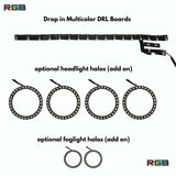 Lexus IS Multicolor Flow Series DRL Boards (2014-2020)