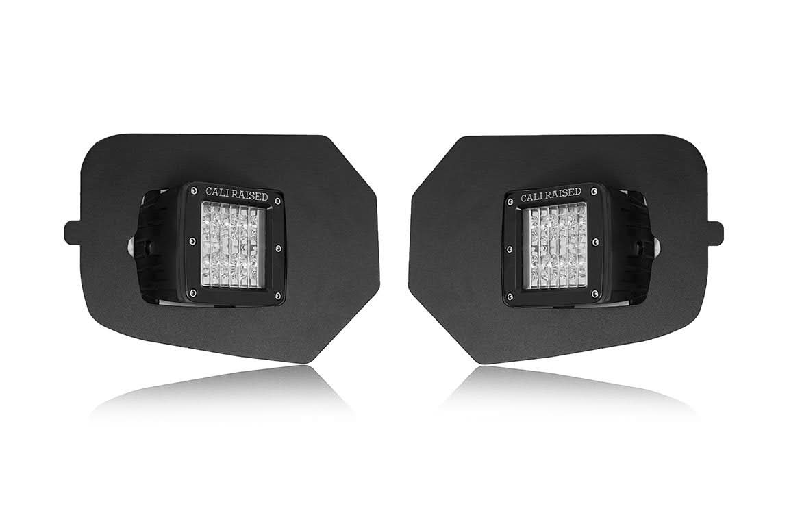 LED Fog Light Pod Replacements Brackets Kit For 2016-2023 Toyota Tacoma