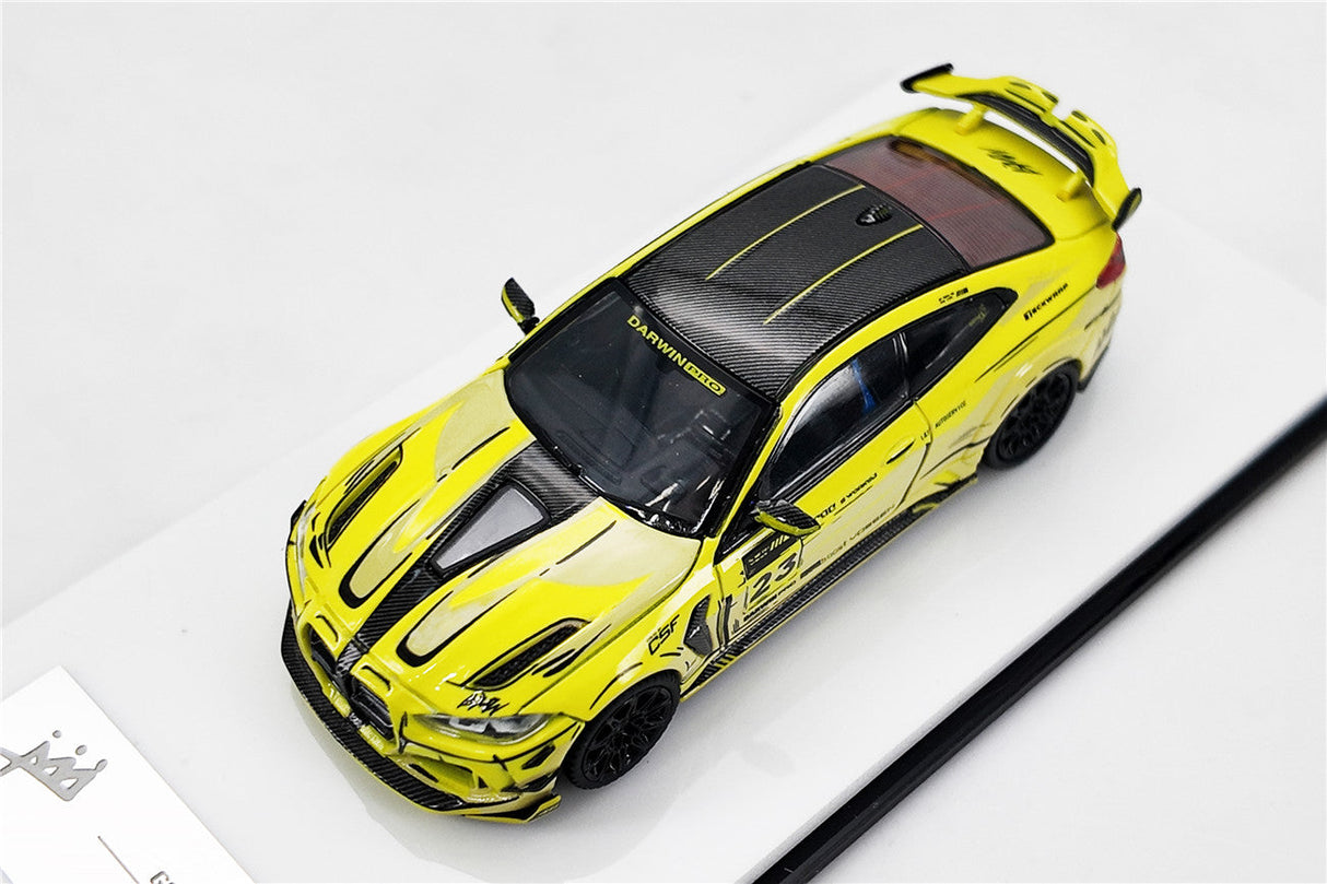 Limited Edition 1:64 Scale Diecast BMW M4 G82 Wide Body Model | Darwinpro Louisiana Carbon Fiber Kit