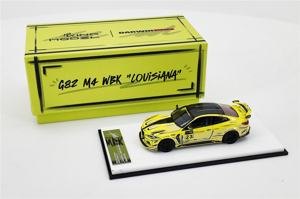 Limited Edition 1:64 Scale Diecast BMW M4 G82 Wide Body Model | Darwinpro Louisiana Carbon Fiber Kit