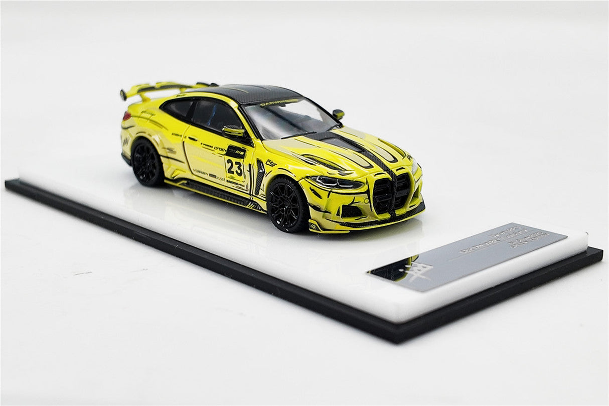 Limited Edition 1:64 Scale Diecast BMW M4 G82 Wide Body Model | Darwinpro Louisiana Carbon Fiber Kit
