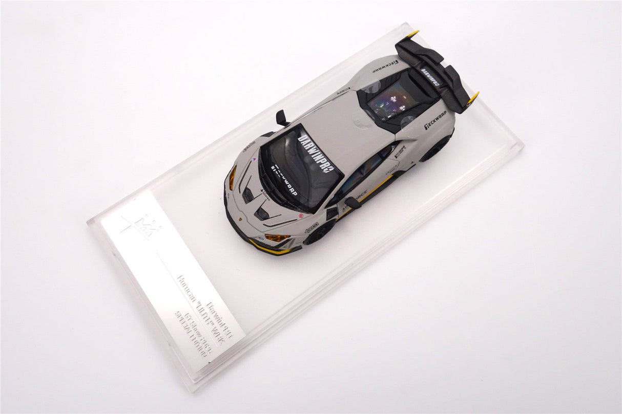Limited Edition 1:64 Scale Diecast Lamborghini Huracan Wide Body Model | Darwinpro BKSSII Carbon Fiber Kit