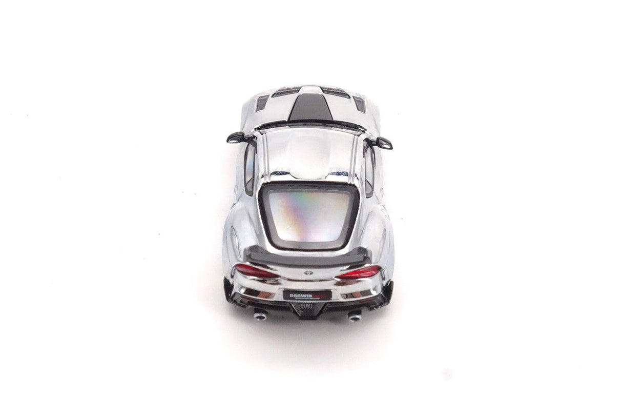 Limited Edition 1:64 Scale Diecast Toyota GR Supra A90 A91 Wide Body Model | Darwinpro And XCARTOYS BKSSII Carbon Fiber Kit