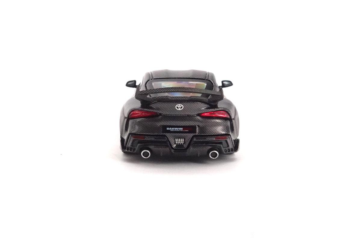 Limited Edition 1:64 Scale Diecast Toyota GR Supra A90 A91 Wide Body Model | Darwinpro And XCARTOYS BKSSII Carbon Fiber Kit