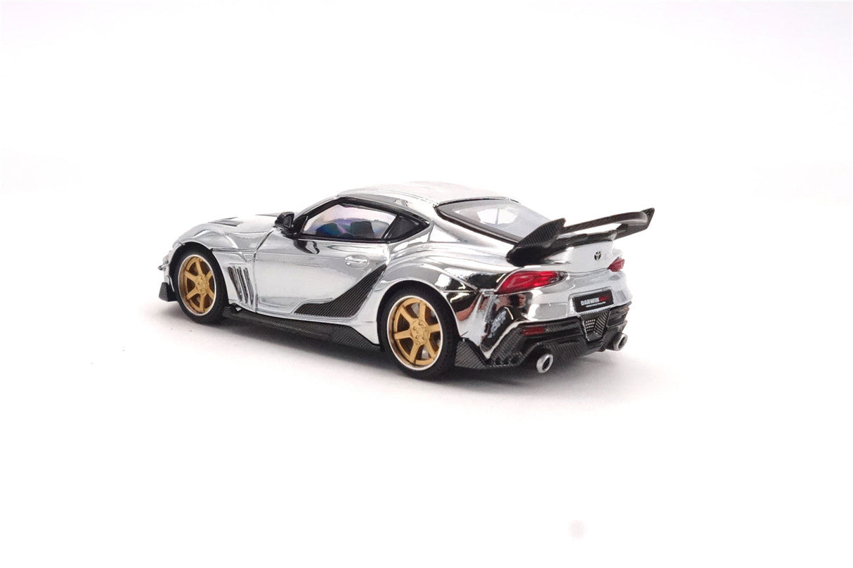 Limited Edition 1:64 Scale Diecast Toyota GR Supra A90 A91 Wide Body Model | Darwinpro And XCARTOYS BKSSII Carbon Fiber Kit