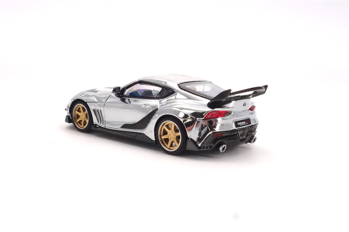 Limited Edition 1:64 Scale Diecast Toyota GR Supra A90 A91 Wide Body Model | Darwinpro And XCARTOYS BKSSII Carbon Fiber Kit