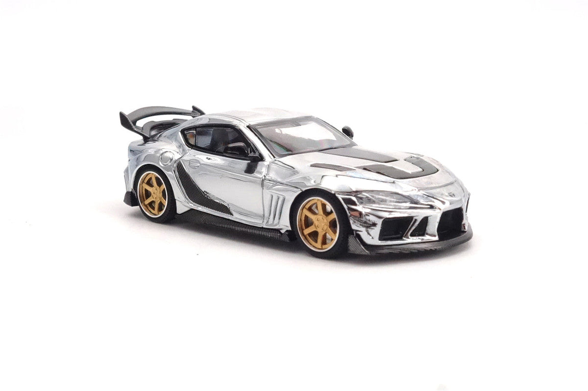 Limited Edition 1:64 Scale Diecast Toyota GR Supra A90 A91 Wide Body Model | Darwinpro And XCARTOYS BKSSII Carbon Fiber Kit