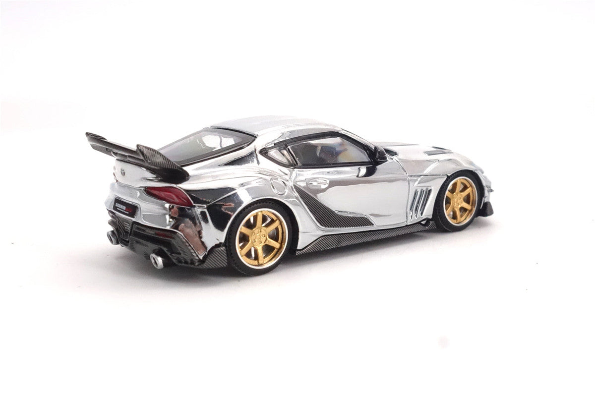 Limited Edition 1:64 Scale Diecast Toyota GR Supra A90 A91 Wide Body Model | Darwinpro And XCARTOYS BKSSII Carbon Fiber Kit