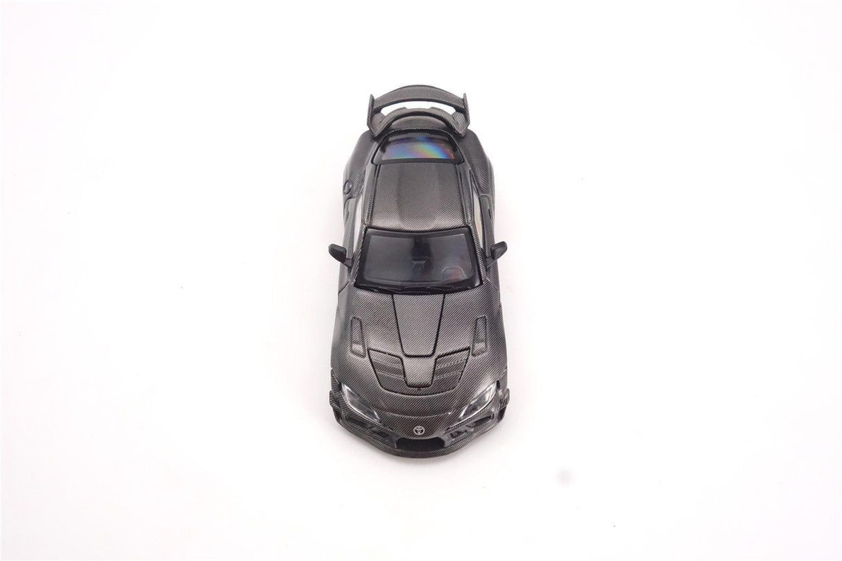 Limited Edition 1:64 Scale Diecast Toyota GR Supra A90 A91 Wide Body Model | Darwinpro And XCARTOYS BKSSII Carbon Fiber Kit