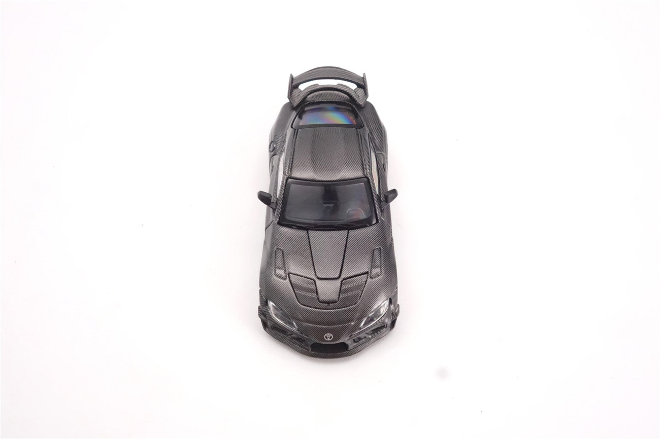 Limited Edition 1:64 Scale Diecast Toyota GR Supra A90 A91 Wide Body Model | Darwinpro And XCARTOYS BKSSII Carbon Fiber Kit