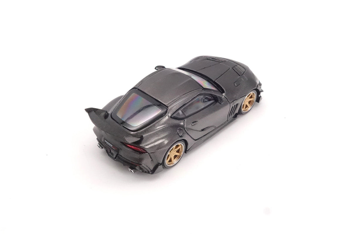 Limited Edition 1:64 Scale Diecast Toyota GR Supra A90 A91 Wide Body Model | Darwinpro And XCARTOYS BKSSII Carbon Fiber Kit