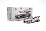 Limited Edition 1:64 Scale Diecast Toyota GR Supra A90 A91 Wide Body Model | Darwinpro And XCARTOYS BKSSII Carbon Fiber Kit