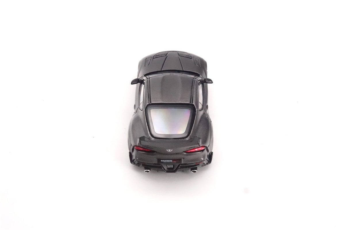 Limited Edition 1:64 Scale Diecast Toyota GR Supra A90 A91 Wide Body Model | Darwinpro And XCARTOYS BKSSII Carbon Fiber Kit