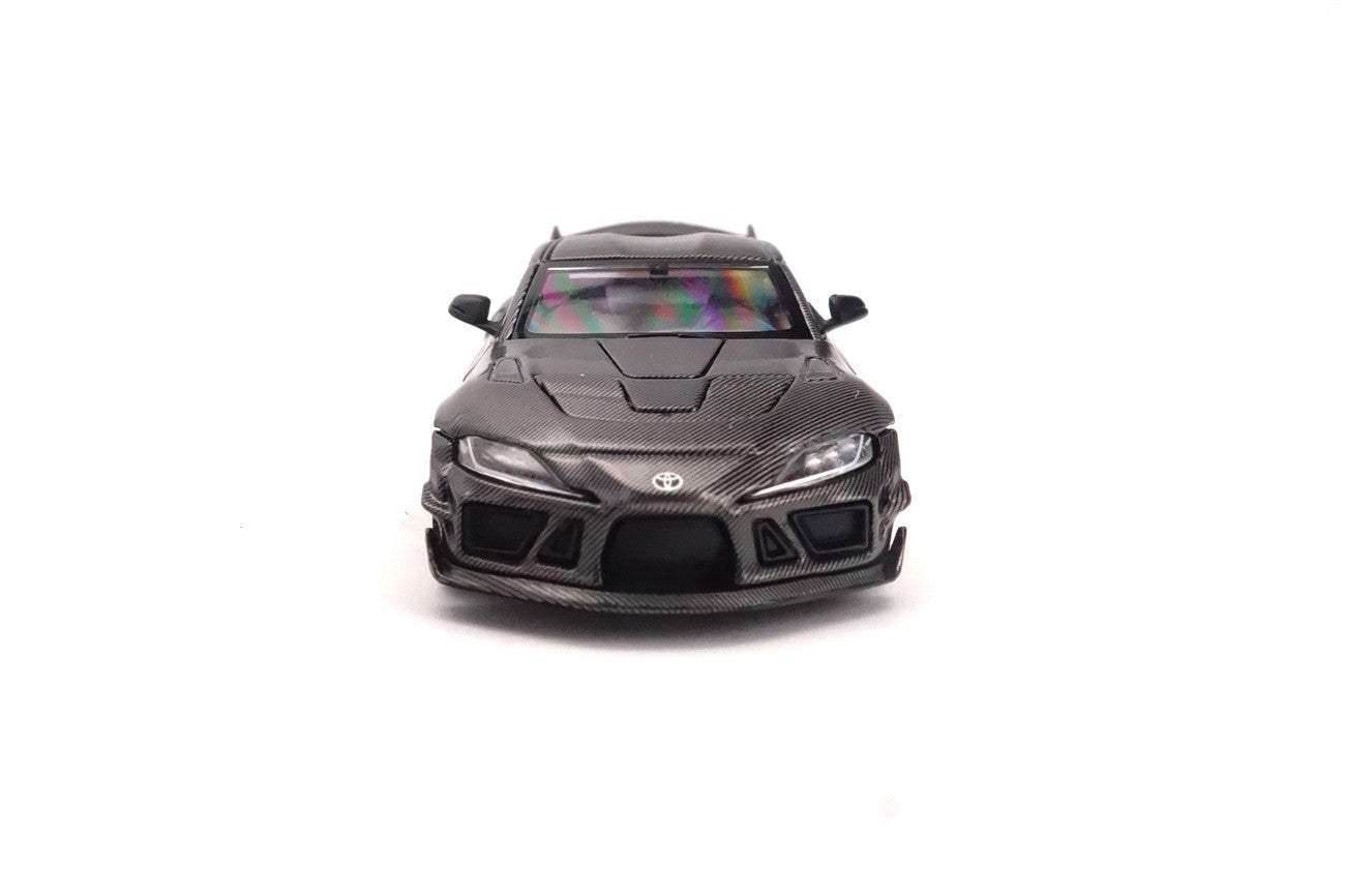 Limited Edition 1:64 Scale Diecast Toyota GR Supra A90 A91 Wide Body Model | Darwinpro And XCARTOYS BKSSII Carbon Fiber Kit