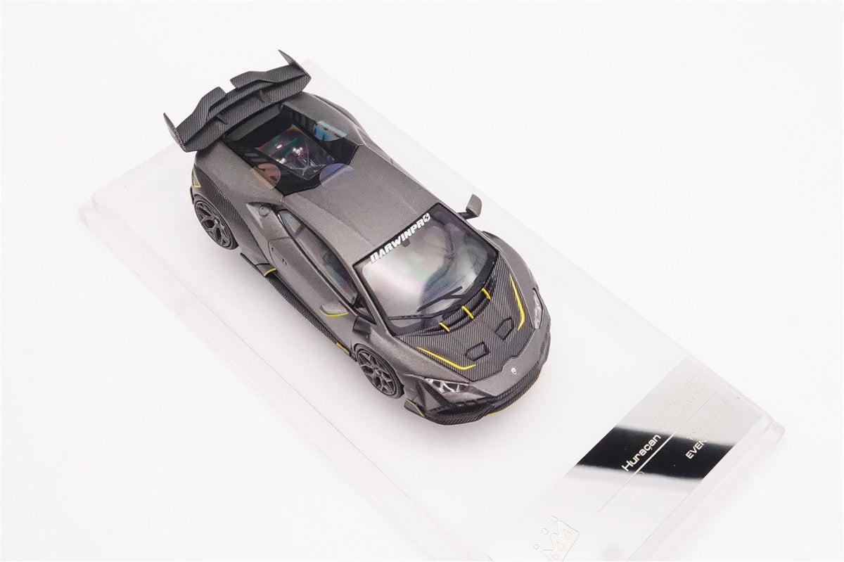 Limited Edition 1:64 Scale Diecast Lamborghini Huracan Wide Body Model | Darwinpro BKSSII Carbon Fiber Kit