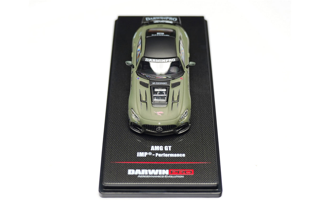 Limited Edition 1:64 Scale Diecast Mercedes Benz AMG GT Body Model | Darwinpro iMP Design Carbon Fiber Kit