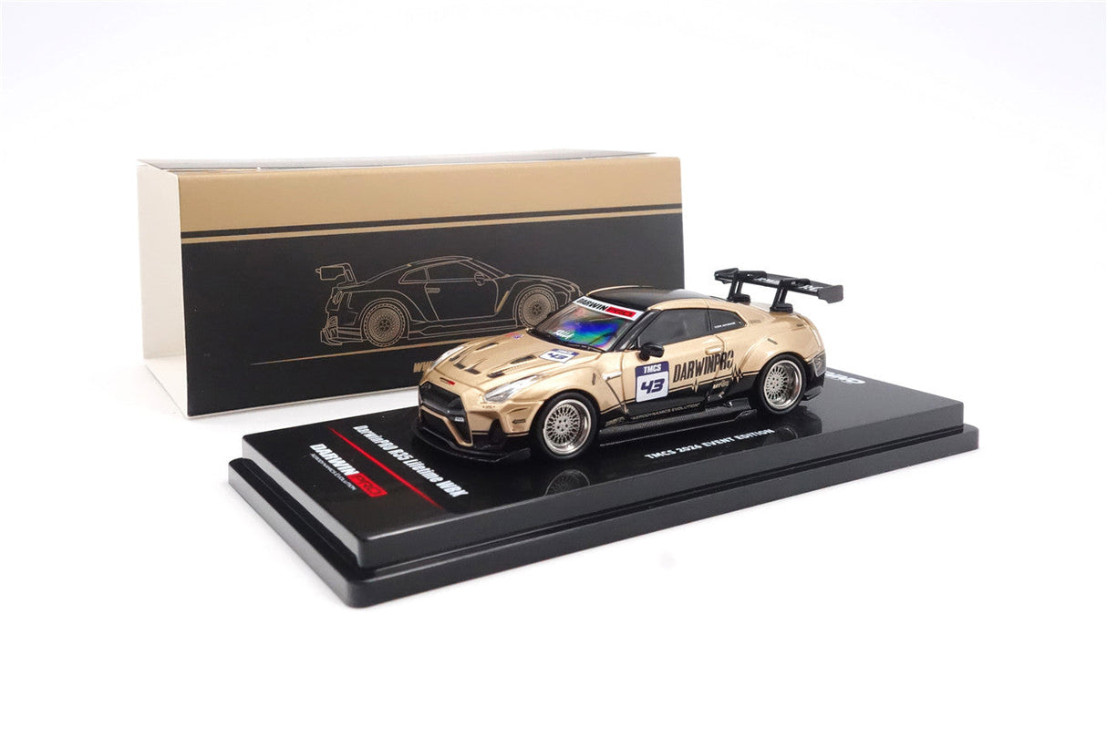 Limited Edition 1:64 Scale Diecast Nissan GTR R35 Wide Body Model | Darwinpro Lifetime Carbon Fiber Kit