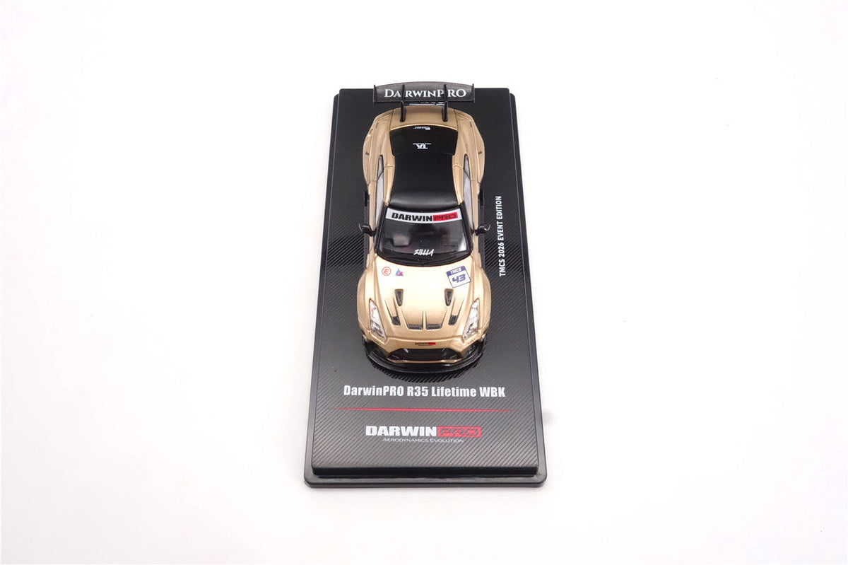 Limited Edition 1:64 Scale Diecast Nissan GTR R35 Wide Body Model | Darwinpro Lifetime Carbon Fiber Kit