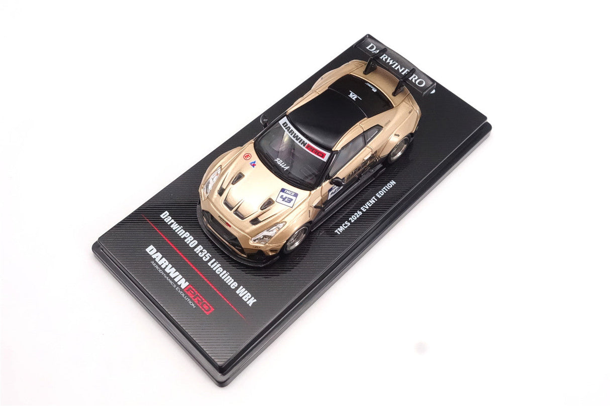 Limited Edition 1:64 Scale Diecast Nissan GTR R35 Wide Body Model | Darwinpro Lifetime Carbon Fiber Kit