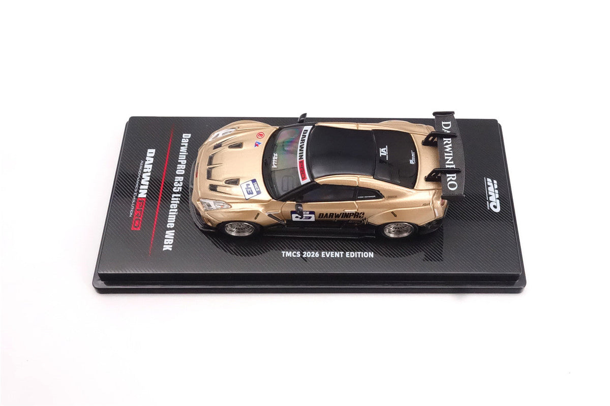 Limited Edition 1:64 Scale Diecast Nissan GTR R35 Wide Body Model | Darwinpro Lifetime Carbon Fiber Kit