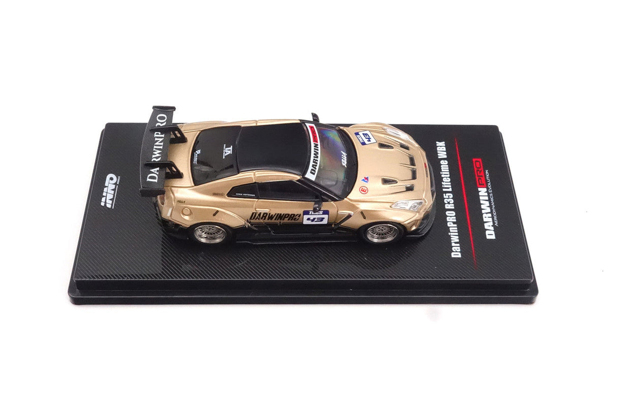 Limited Edition 1:64 Scale Diecast Nissan GTR R35 Wide Body Model | Darwinpro Lifetime Carbon Fiber Kit