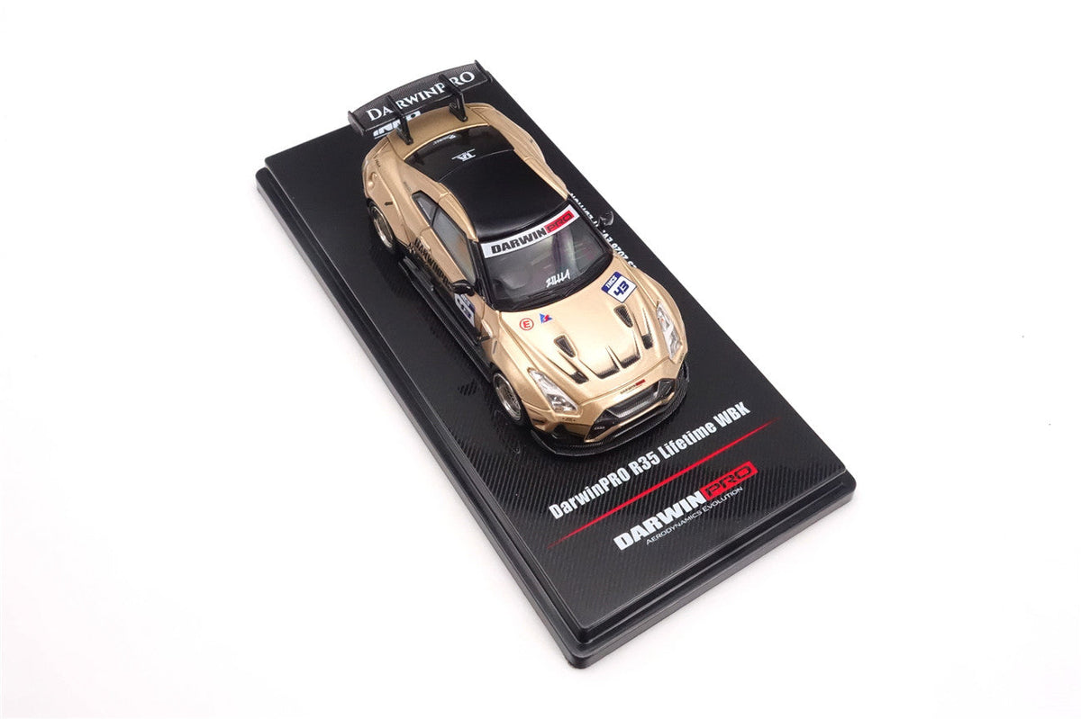 Limited Edition 1:64 Scale Diecast Nissan GTR R35 Wide Body Model | Darwinpro Lifetime Carbon Fiber Kit