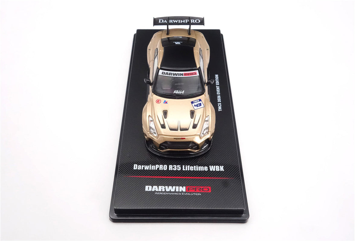 Limited Edition 1:64 Scale Diecast Nissan GTR R35 Wide Body Model | Darwinpro Lifetime Carbon Fiber Kit