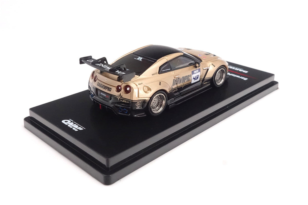 Limited Edition 1:64 Scale Diecast Nissan GTR R35 Wide Body Model | Darwinpro Lifetime Carbon Fiber Kit