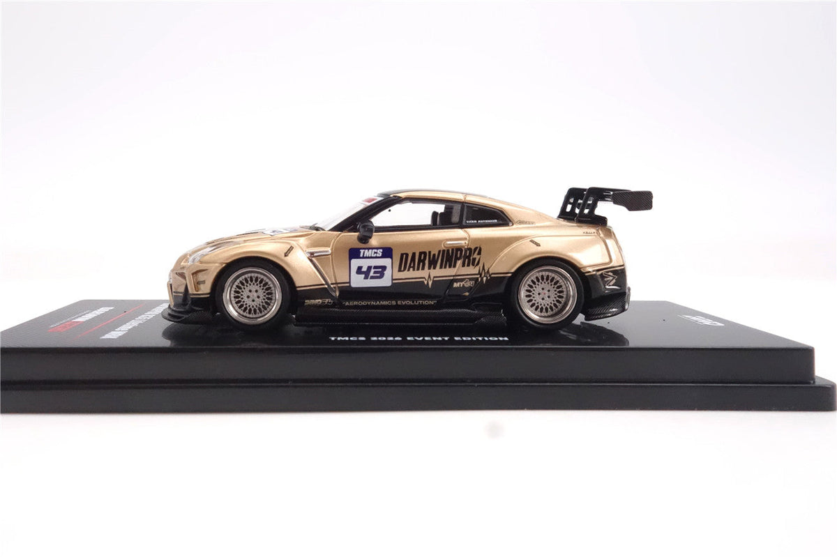 Limited Edition 1:64 Scale Diecast Nissan GTR R35 Wide Body Model | Darwinpro Lifetime Carbon Fiber Kit