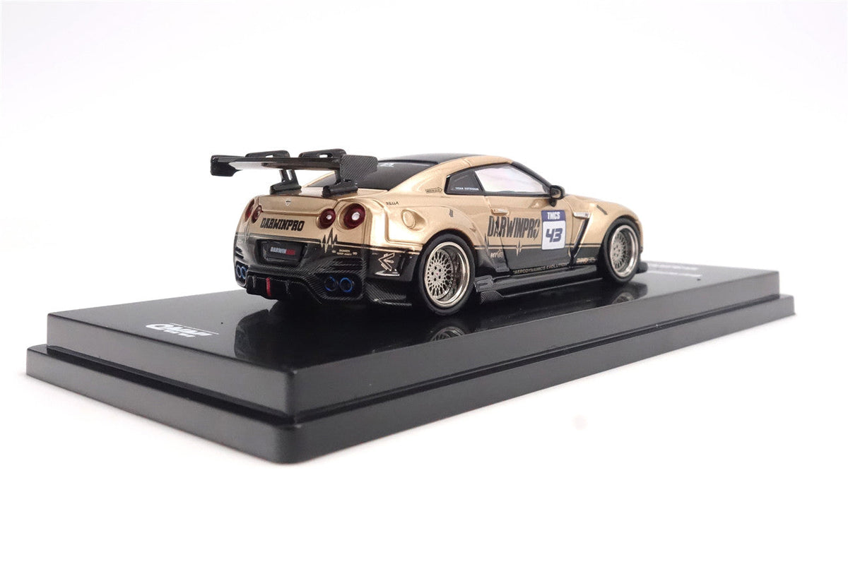 Limited Edition 1:64 Scale Diecast Nissan GTR R35 Wide Body Model | Darwinpro Lifetime Carbon Fiber Kit