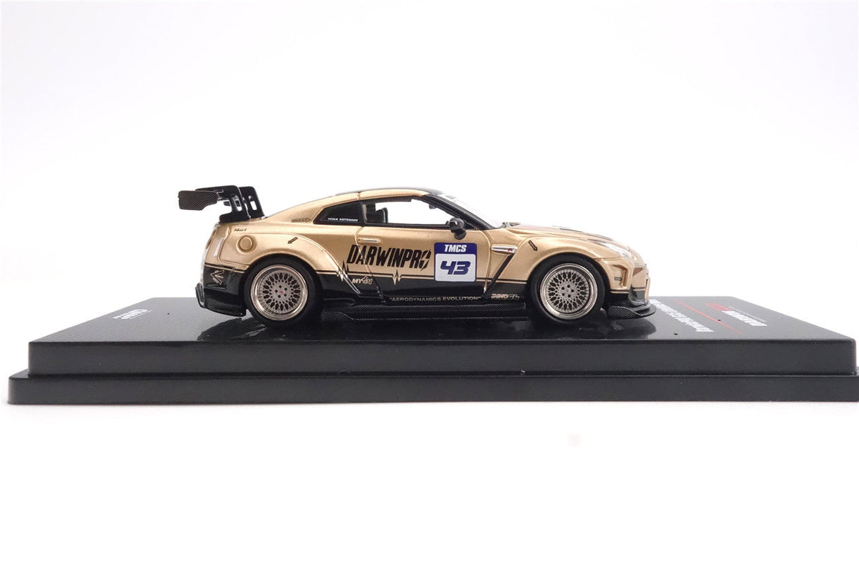 Limited Edition 1:64 Scale Diecast Nissan GTR R35 Wide Body Model | Darwinpro Lifetime Carbon Fiber Kit