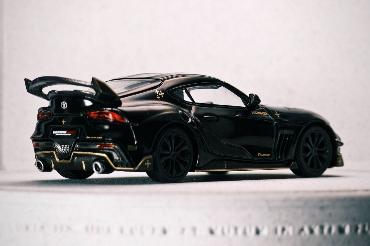 Limited Edition 1:64 Scale Diecast Toyota GR Supra A90 A91 Wide Body Model | Darwinpro And XCARTOYS BKSSII Carbon Fiber Kit