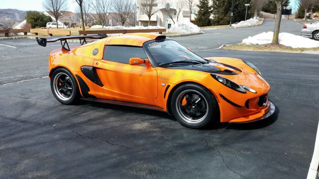 Lotus Exige  2005-2012 GTC200 Carbon Fiber Adjustable Wing