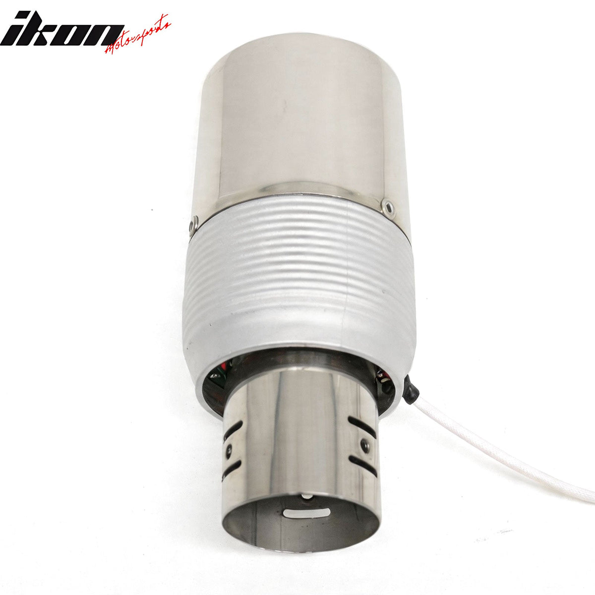 Universal Auto Car Rear Exhaust Pipe Tail Muffler Tip Round Single Outlet Chrome