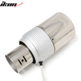 Universal Auto Car Rear Exhaust Pipe Tail Muffler Tip Round Single Outlet Chrome