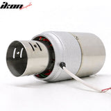 Universal Auto Car Rear Exhaust Pipe Tail Muffler Tip Round Single Outlet Chrome