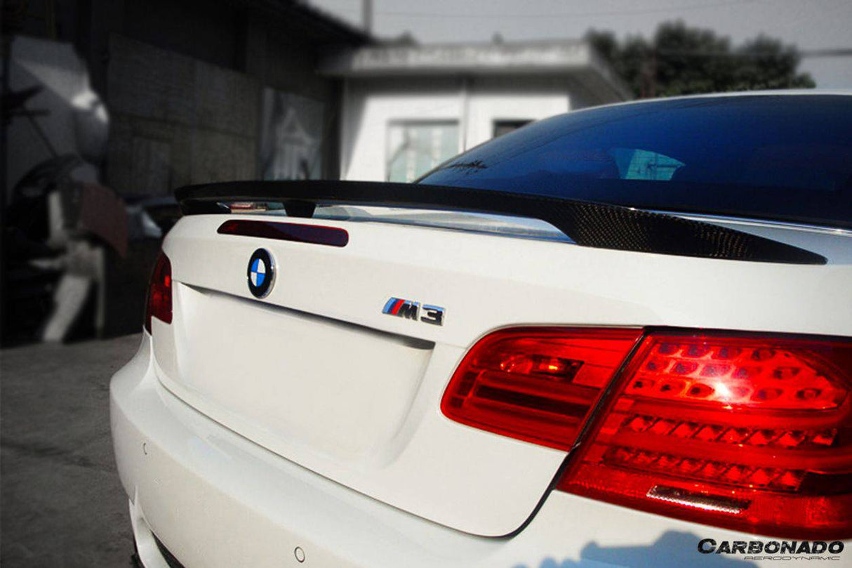 2008-2012 BMW 3 Series M3 E93 MP Style Carbon Fiber Trunk Spoiler