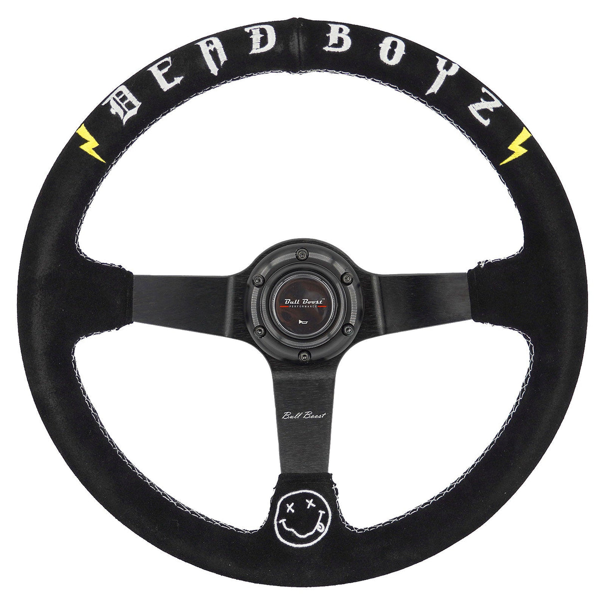 Deadboyz 350mm Steering Wheel + Short Hub Adapter Kit For Mazda Miata RX-7 RX-8 MX-3 MX-6