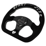 Flat Heart Steering Wheel + Short Hub Adapter Kit For Mazda Miata RX-7 RX-8 MX-3 MX-6