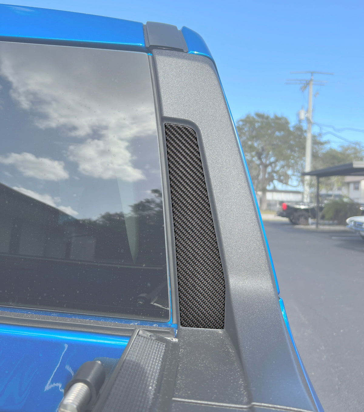 Rear Outer Cab Accent Overlays Fits 2022-2027 Ford Maverick