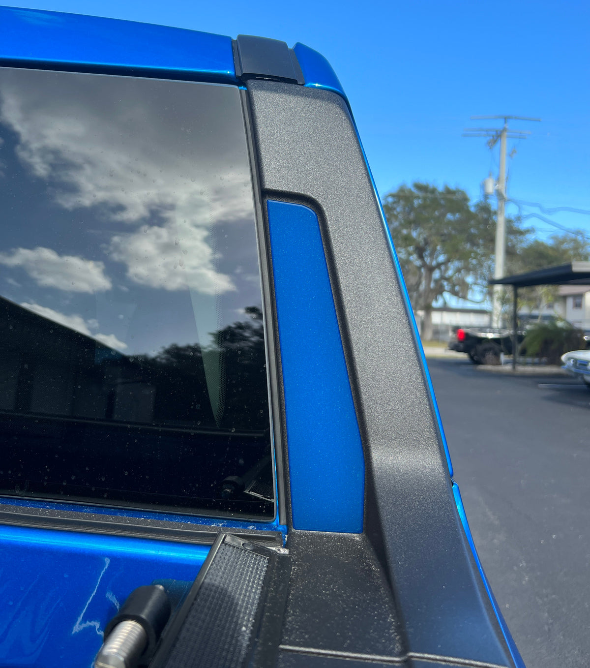 Rear Outer Cab Accent Overlays Fits 2022-2027 Ford Maverick