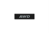 AWD and Hybrid Badge - Fits Any Flat Surface