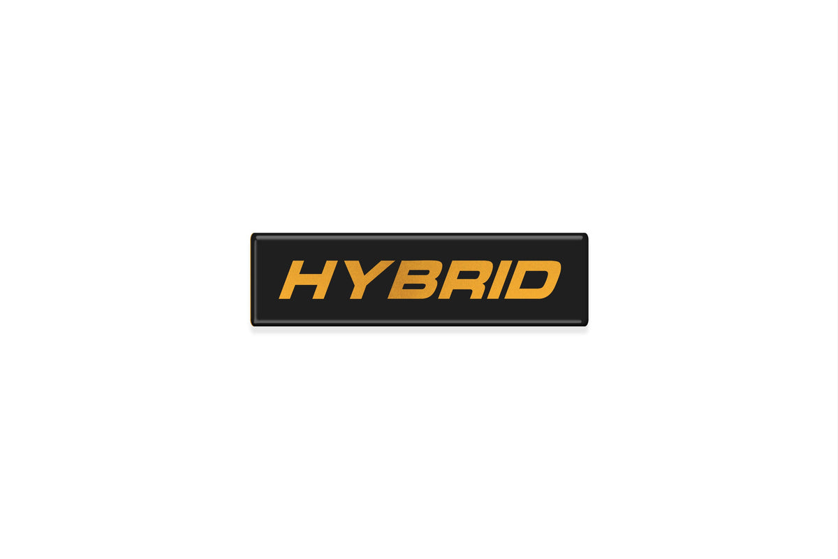 AWD and Hybrid Badge - Fits Any Flat Surface