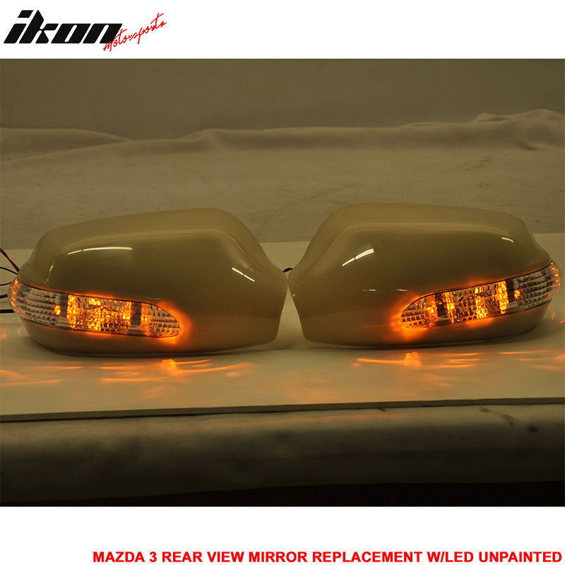 2004-2009 Mazda 3 Side Mirror Outer Shell LED Turn Signal Light