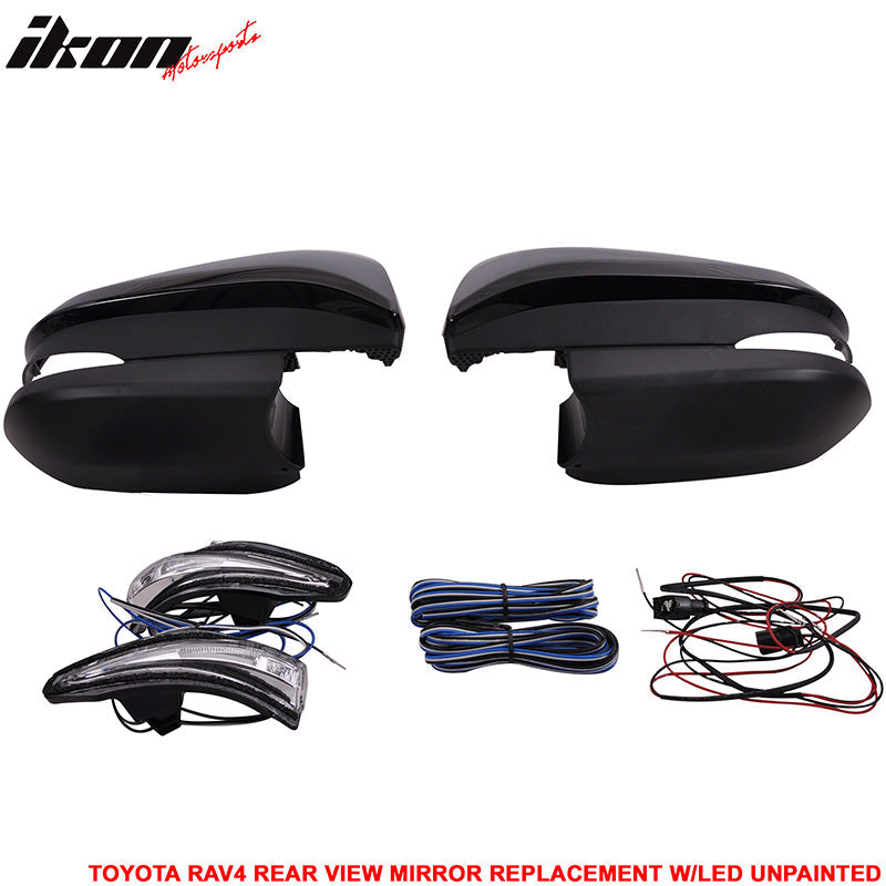 2013-2015 Toyota Rav4 Side Mirror Outer Shell CCFL LED Turn Signal