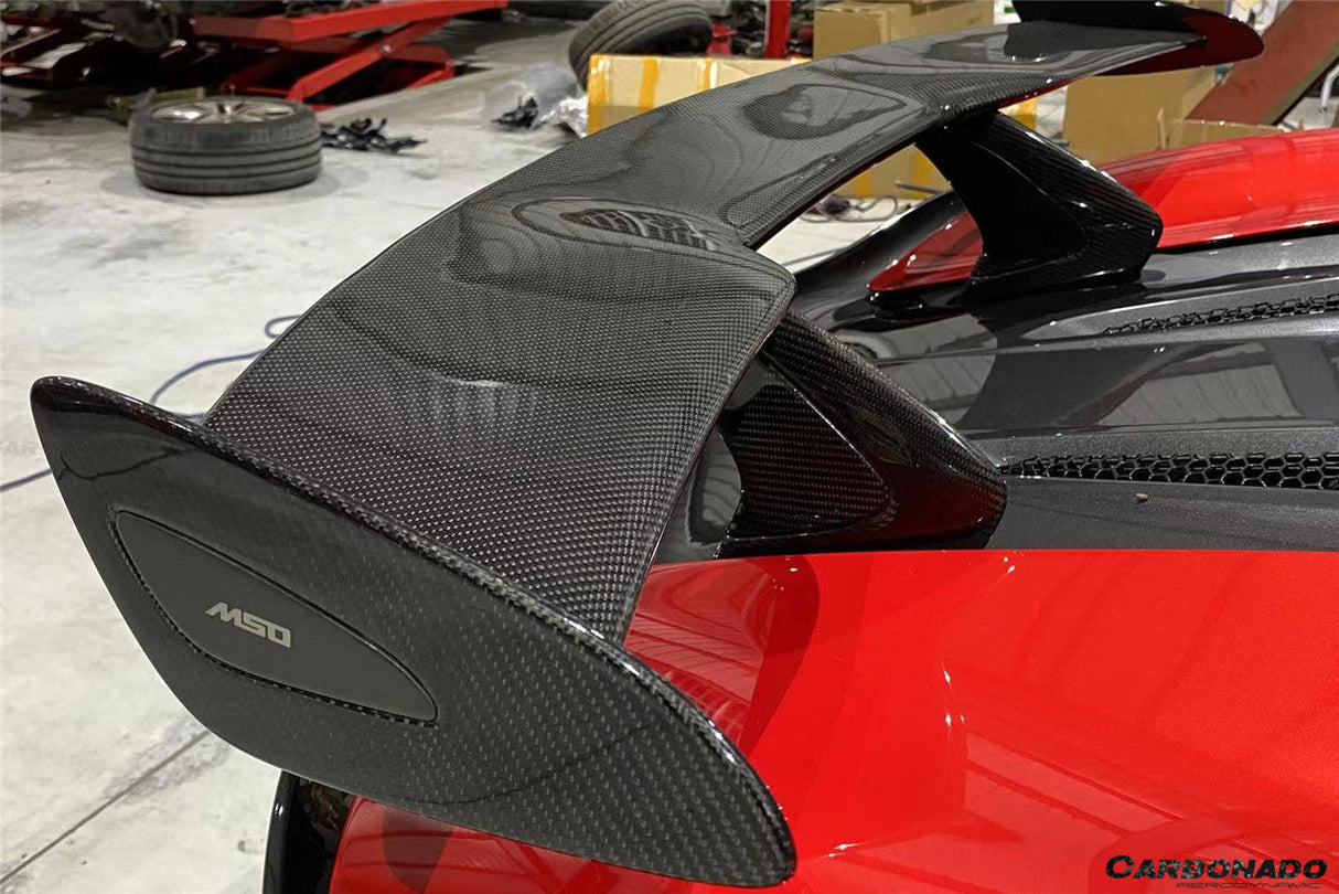 2015-2020 McLaren 540C  570S  570GT MS Style DRY Carbon Fiber Trunk Wing