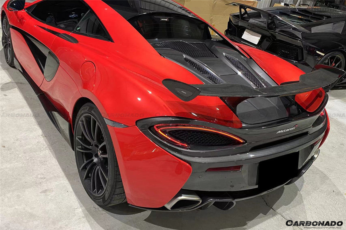 2015-2020 McLaren 540C  570S  570GT MS Style DRY Carbon Fiber Trunk Wing