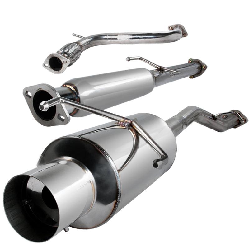 Spec-D Tuning Exhaust Honda Accord (94-97) N1 Muffler - Polished or Burnt Blue Tip