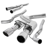Spec-D Tuning Exhaust Ford Mustang 2.3 Ecoboost (15-23) 3"  Catback w/ 4" Burnt Blue or Polished Tips